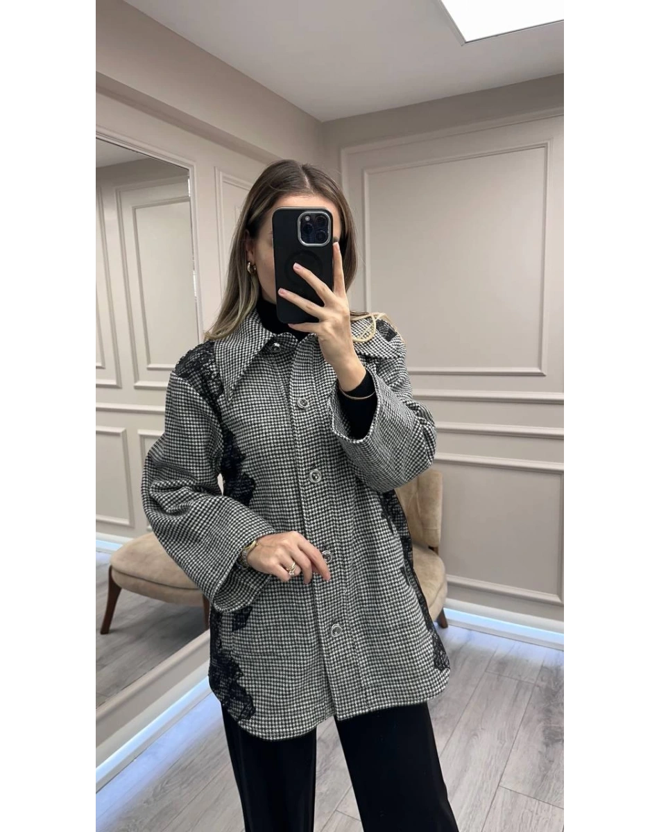 Venöve 26FWCEK0047 Kazayağı Nick Ceket