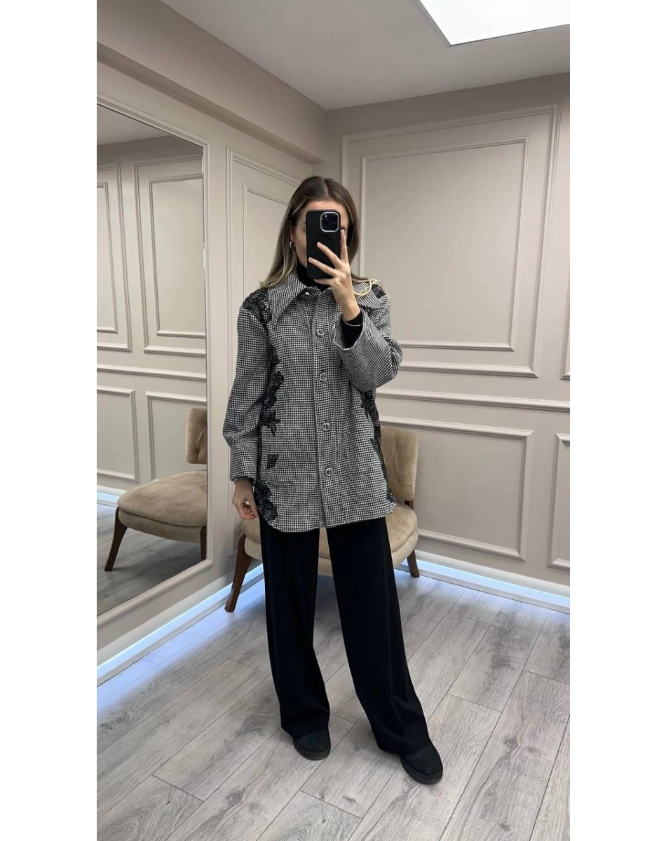 Venöve 26FWCEK0047 Kazayağı Nick Ceket