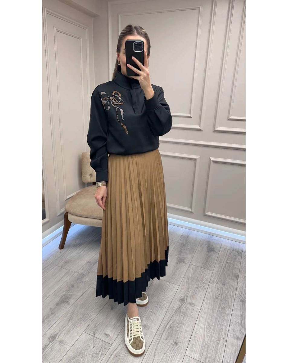 Venöve 26FWELB0001 Siyah Mira Elbise