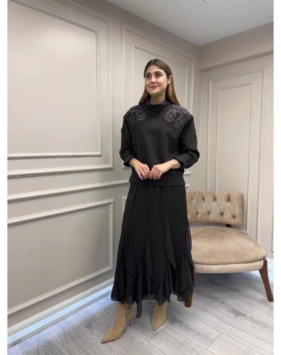 Venöve 26FWETE0001 Kahverengi Bert Etek