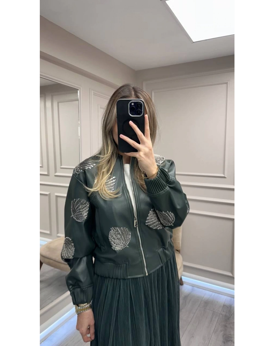 Venöve 26FWETE0005 Yeşil Judy Ceket