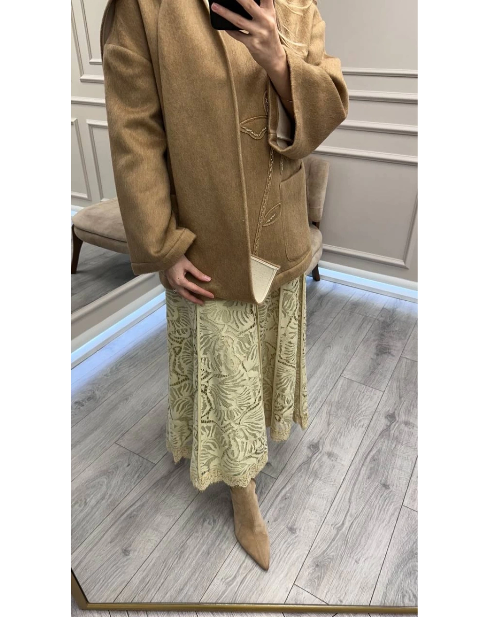 Venöve 26FWETE0013 Sarı Roger Etek