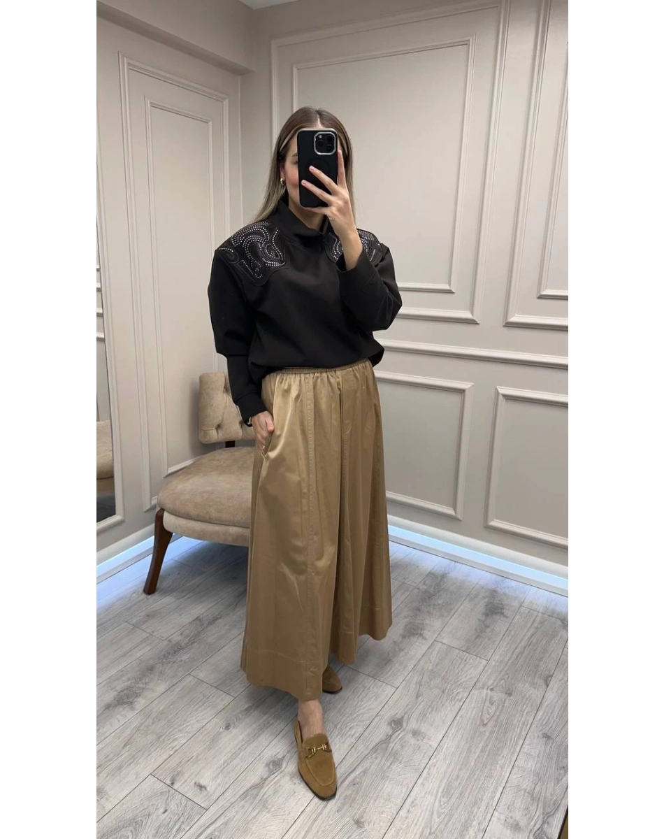 Venöve 26FWETE0021 Bej Uma Etek