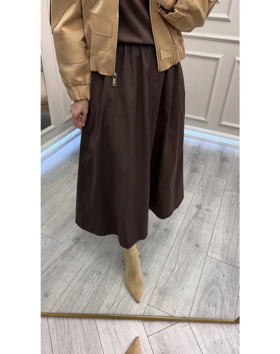 Venöve 26FWETE0021 Kahverengi Uma Etek