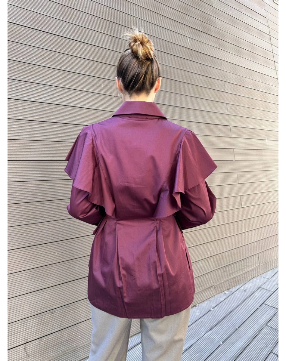 Venöve 26FWGOM0007 Bordo Danny Gömlek