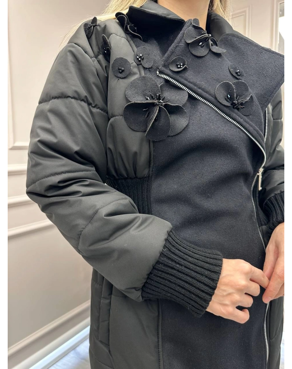 Venöve 26FWMNT0003 Siyah Stew Mont