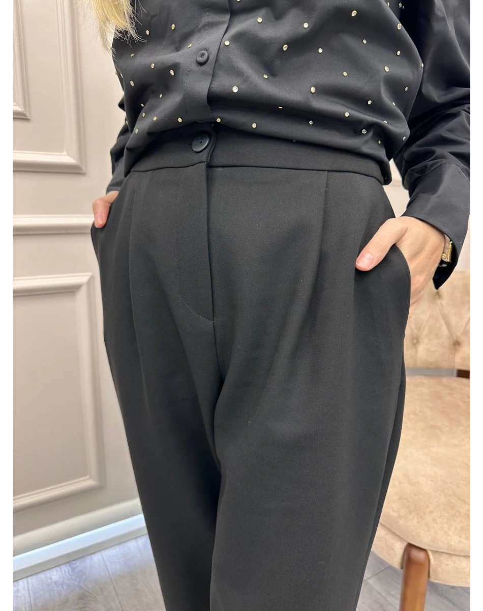 Venöve 26FWPNT0010 Siyah Jens Pantolon