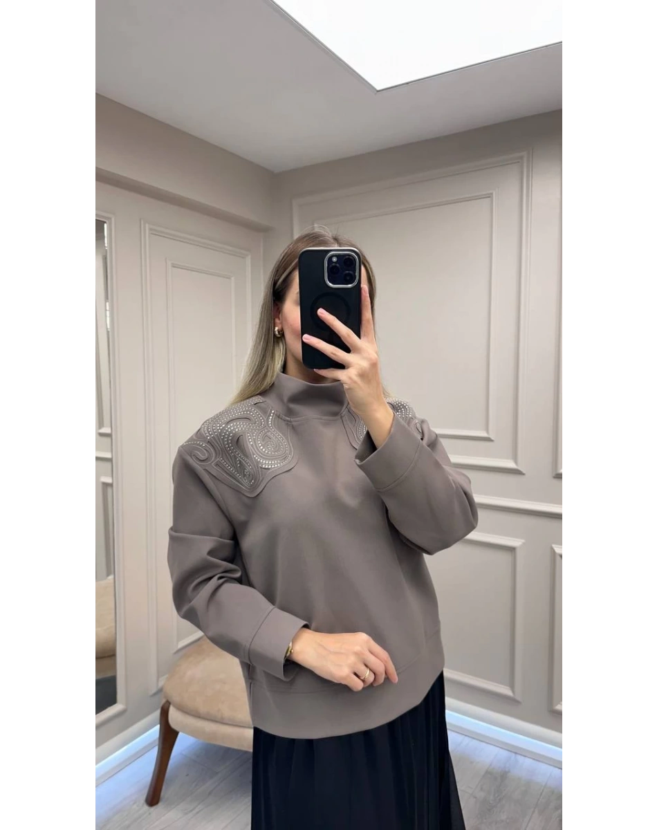 Venöve 26FWSWE0001 Vizon Lulu Sweat