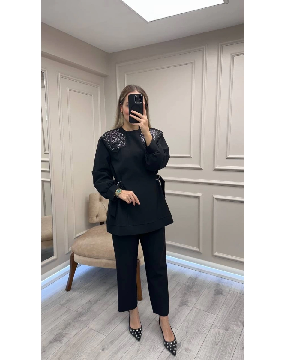 Venöve 26FWSWE0002 Siyah Nell Takım