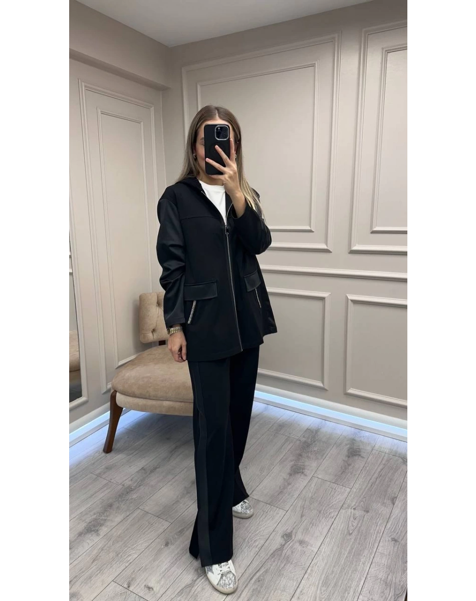 Venöve 26FWSWE0009 Siyah Mike Takım