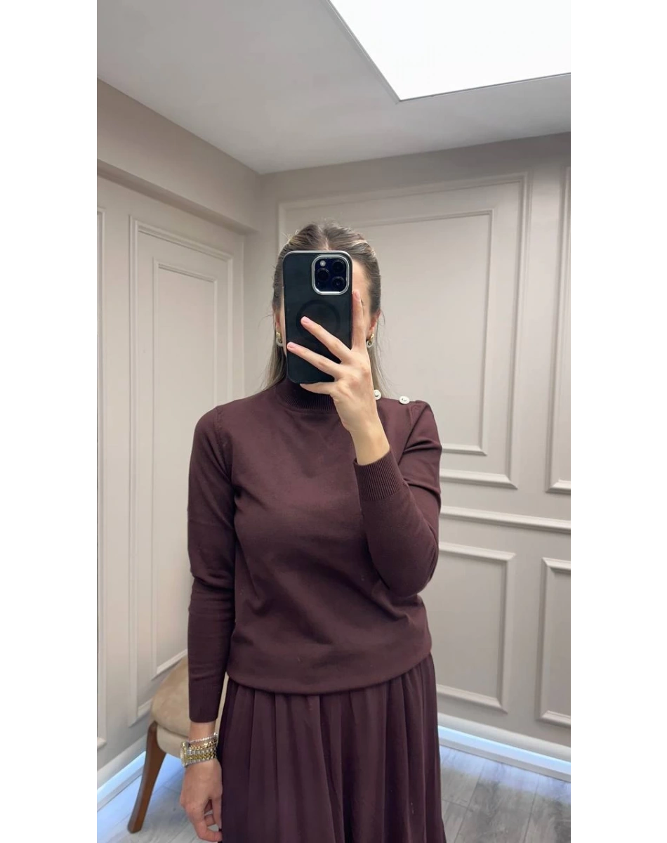 Venöve 26FWTRI0006 Bordo Pety Triko