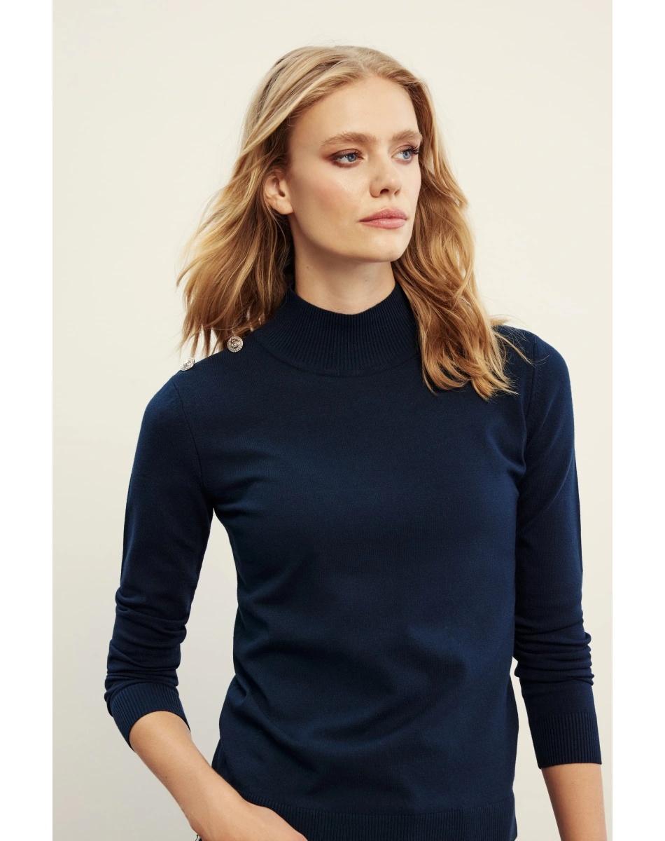 Venöve 26FWTRI0006 Lacivert Pety Triko