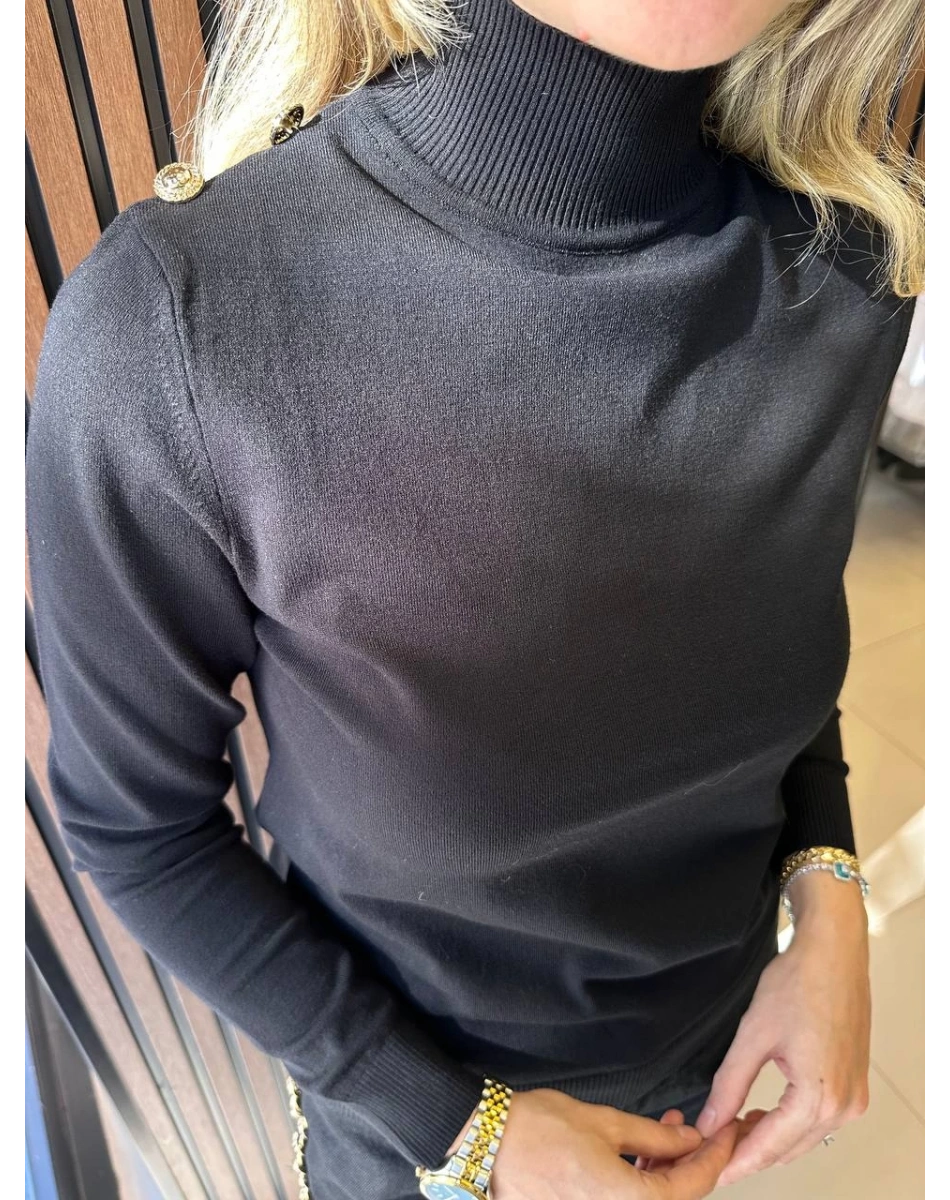 Venöve 26FWTRI0006 Siyah Pety Triko