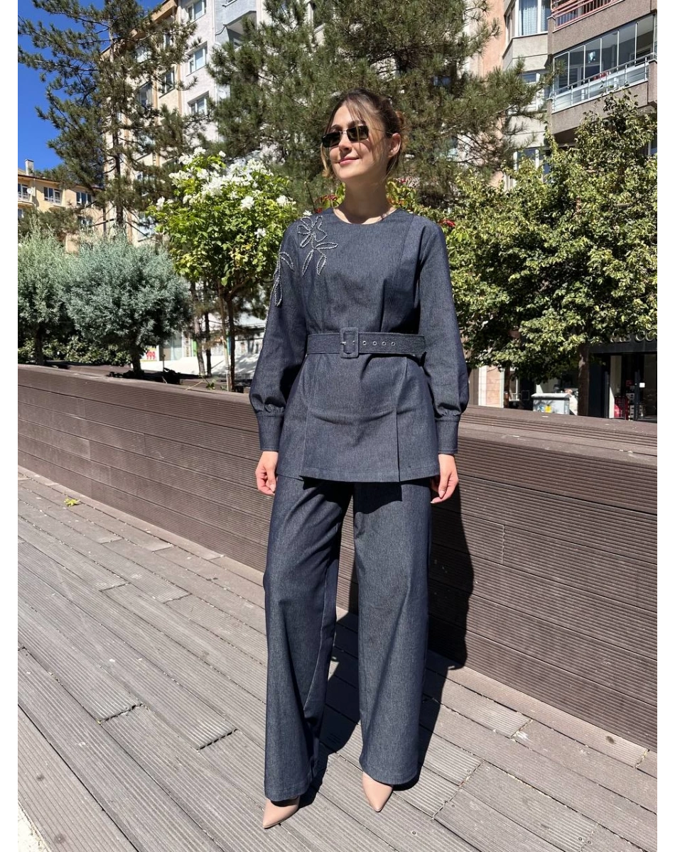 Venöve 26FWTUN0002 Lacivert Aline Takım