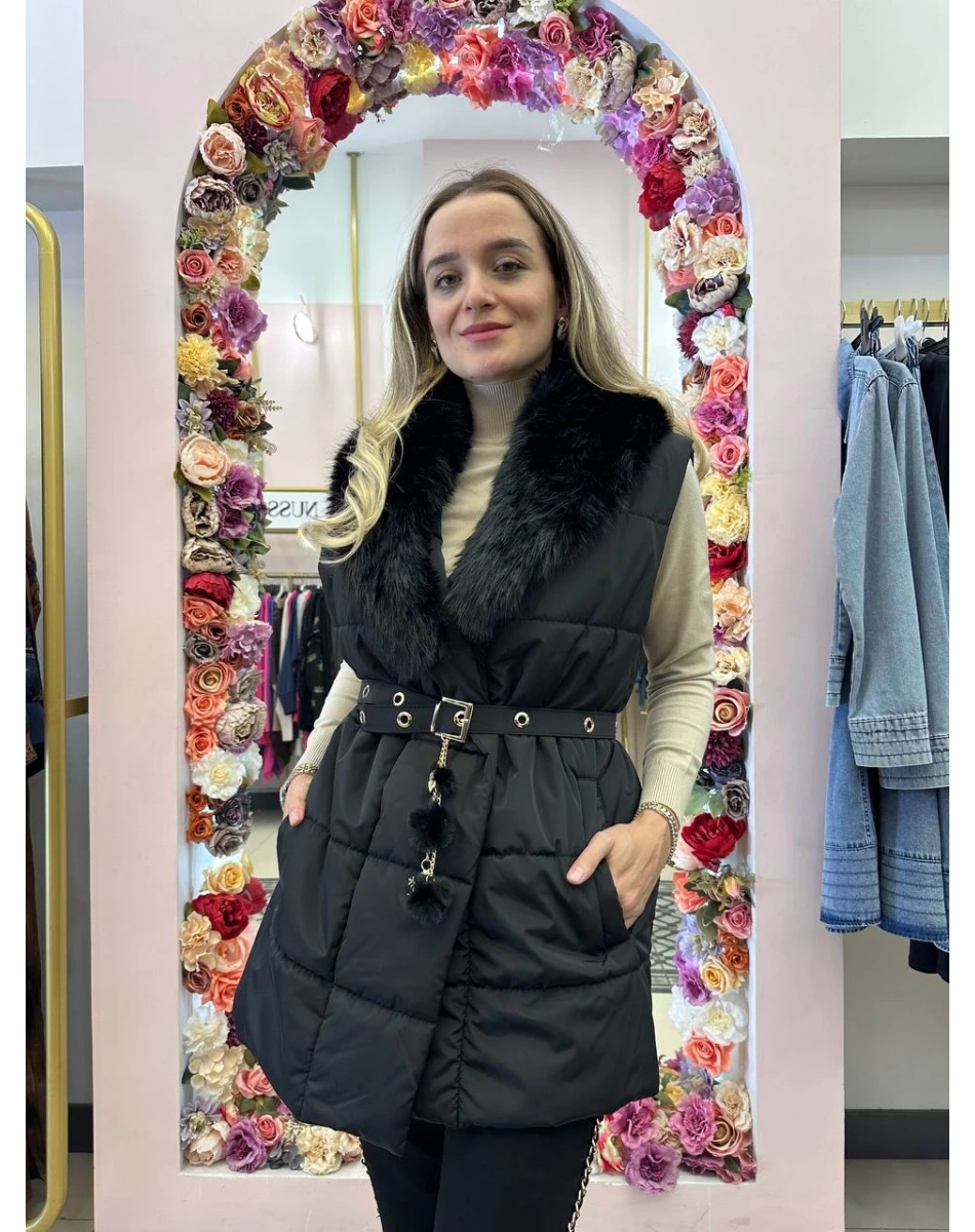 Venöve 26FWYLK0001 Siyah Ruth Yelek