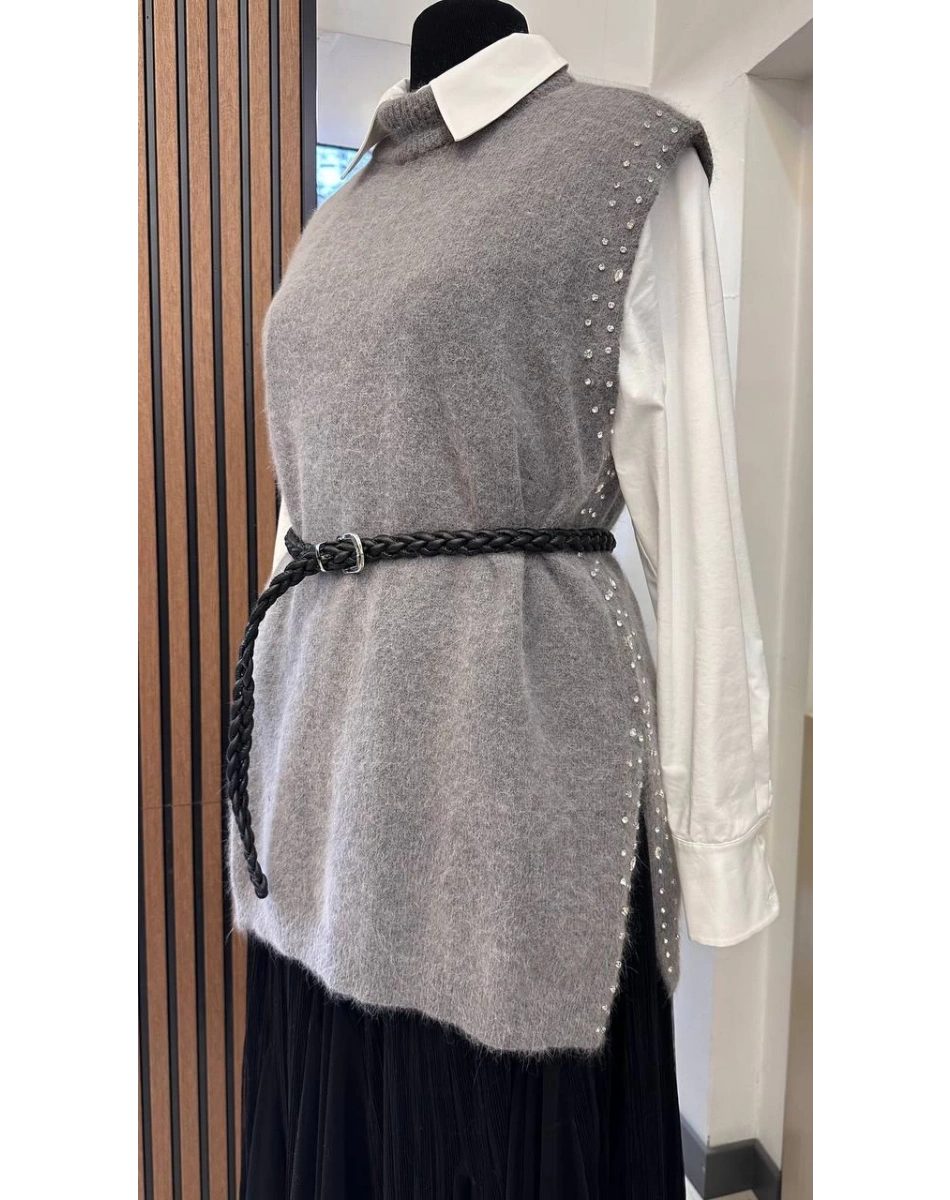 Venöve 26FWYLK0003 Gri Dove Yelek