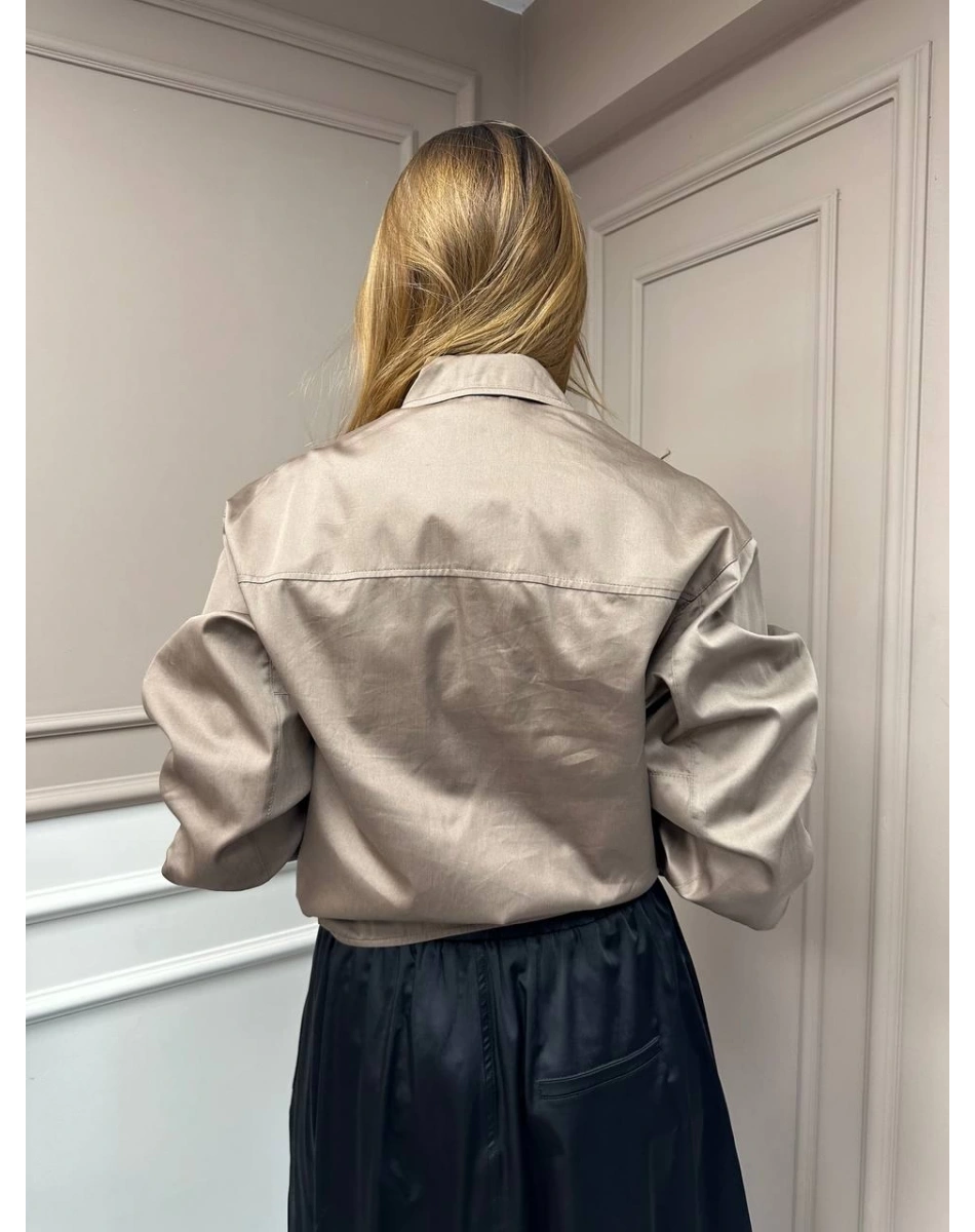 Venöve 25SSGOM0007 Kahverengi Lois Gömlek