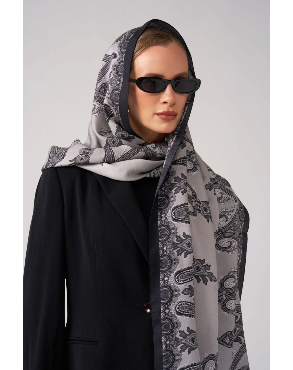 Wennora NuraShine Gri Şal