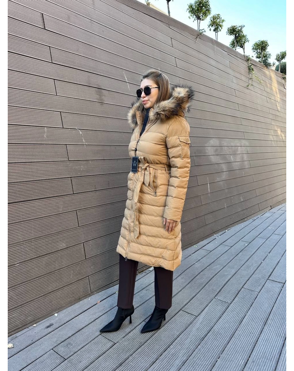 Womania 18269 Bej Ibiza Krınkıl Kaban