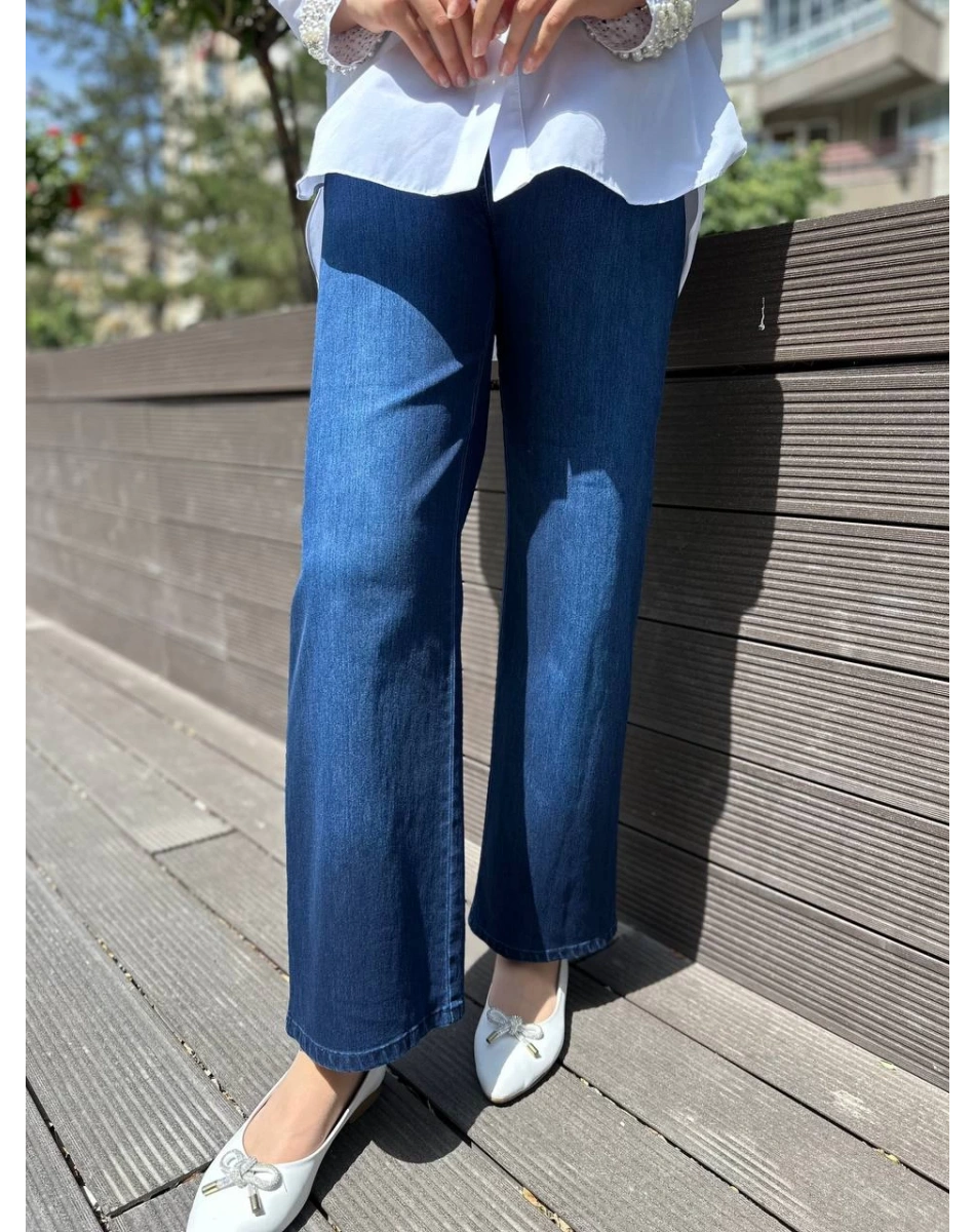 Yusuf Özdemir 24Y1492 Lacivert Bol Pantolon