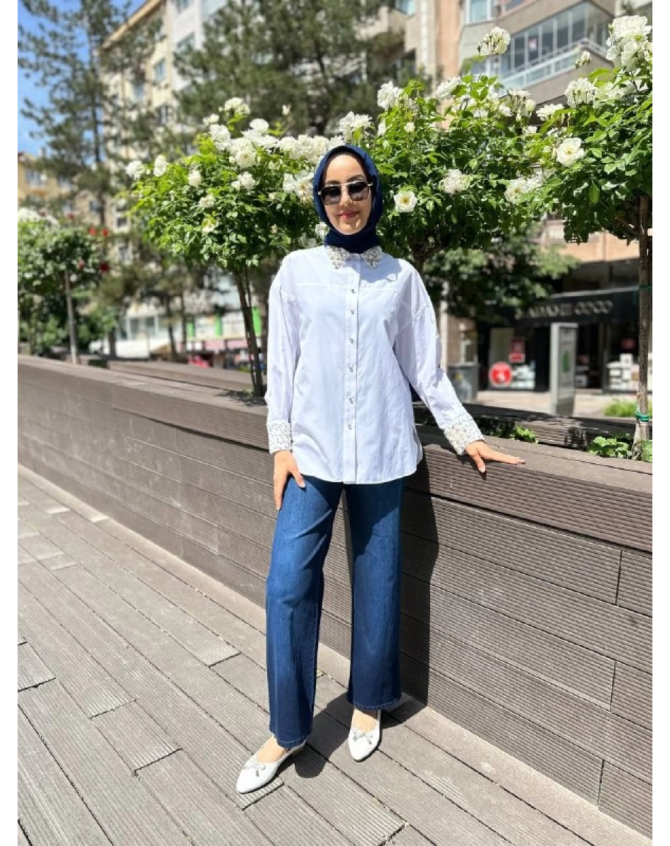 Yusuf Özdemir 24Y1492 Lacivert Bol Pantolon