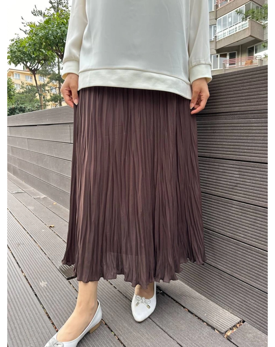 Yusuf Özdemir 25Y1504 Kahve Bürümcük Etek