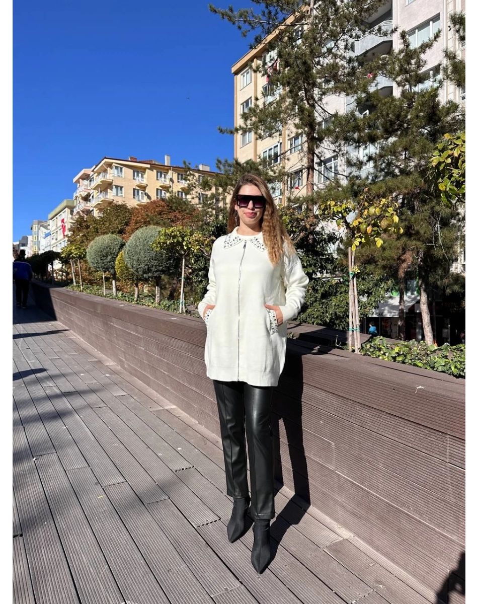 Yusuf Özdemir 25K1375 Siyah Deri Pantolon