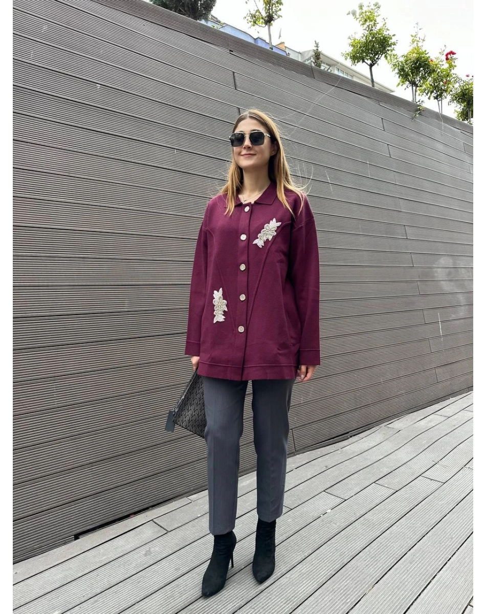 Yusuf Özdemir 25K1408 Gri Klasik Pantolon