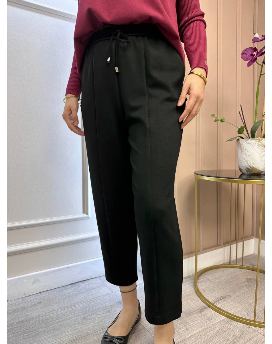 Yusuf Özdemir 25K1523 Siyah Penye Pantolon