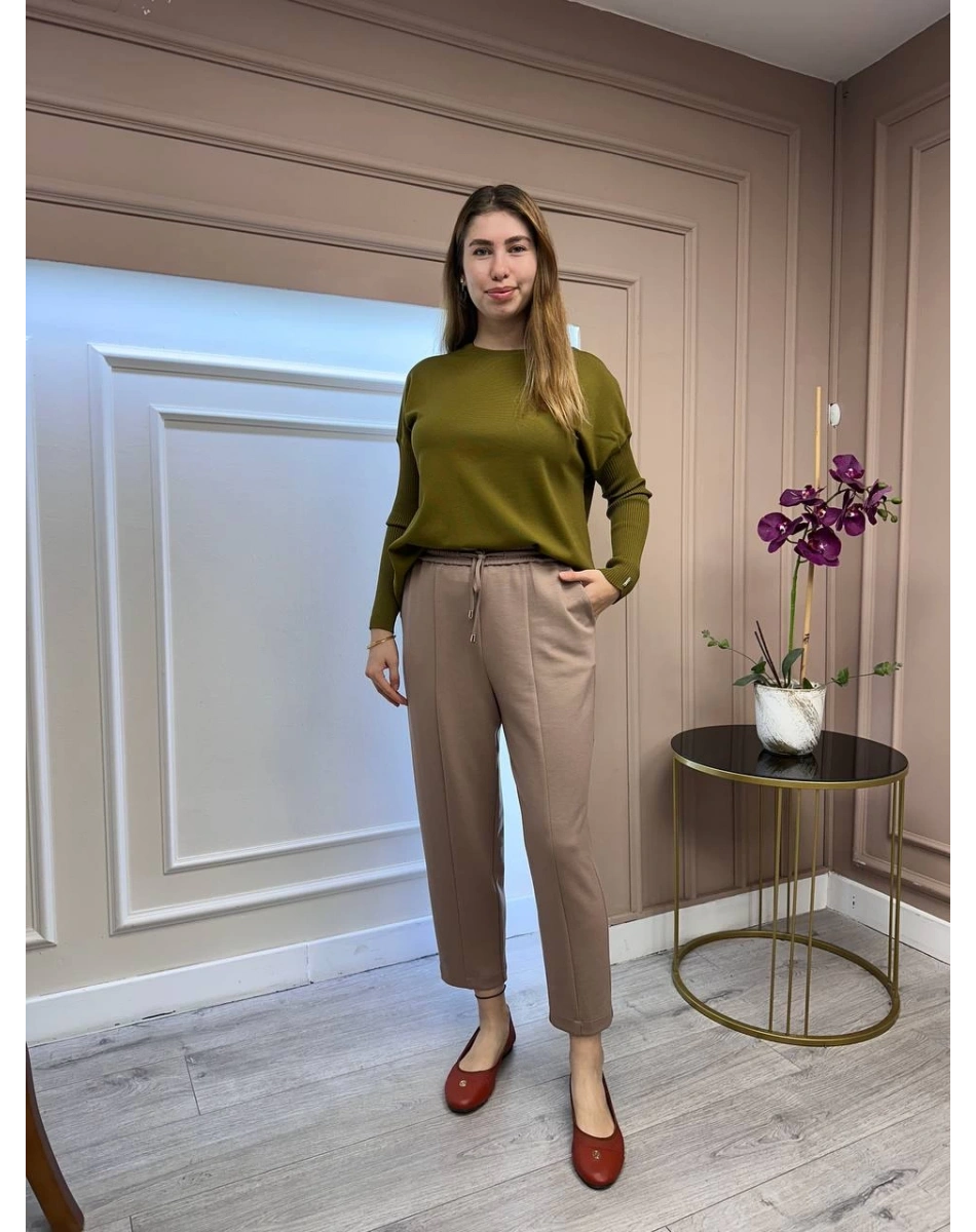 Yusuf Özdemir 25K1523 Vizon Penye Pantolon