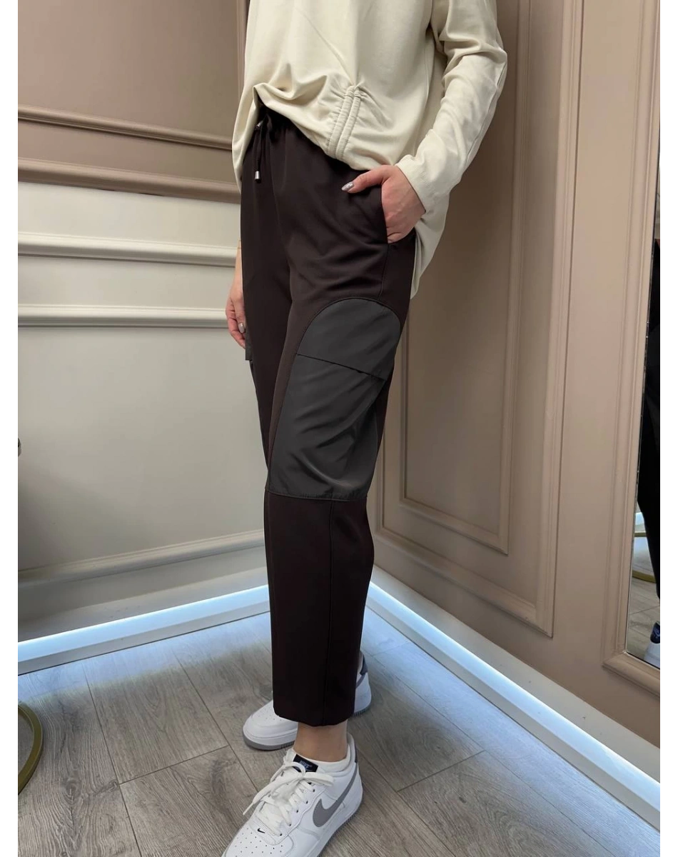 Yusuf Özdemir 25K1532 Kahverengi Cep Detaylı Pantolon