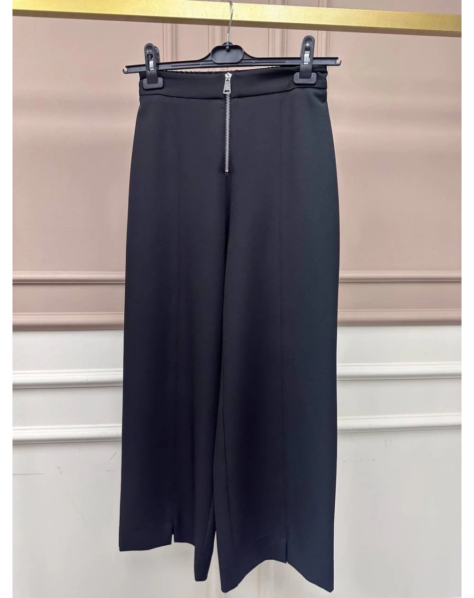 Yusuf Özdemir 25Y1303 Siyah Fermuar Detaylı Pantolon