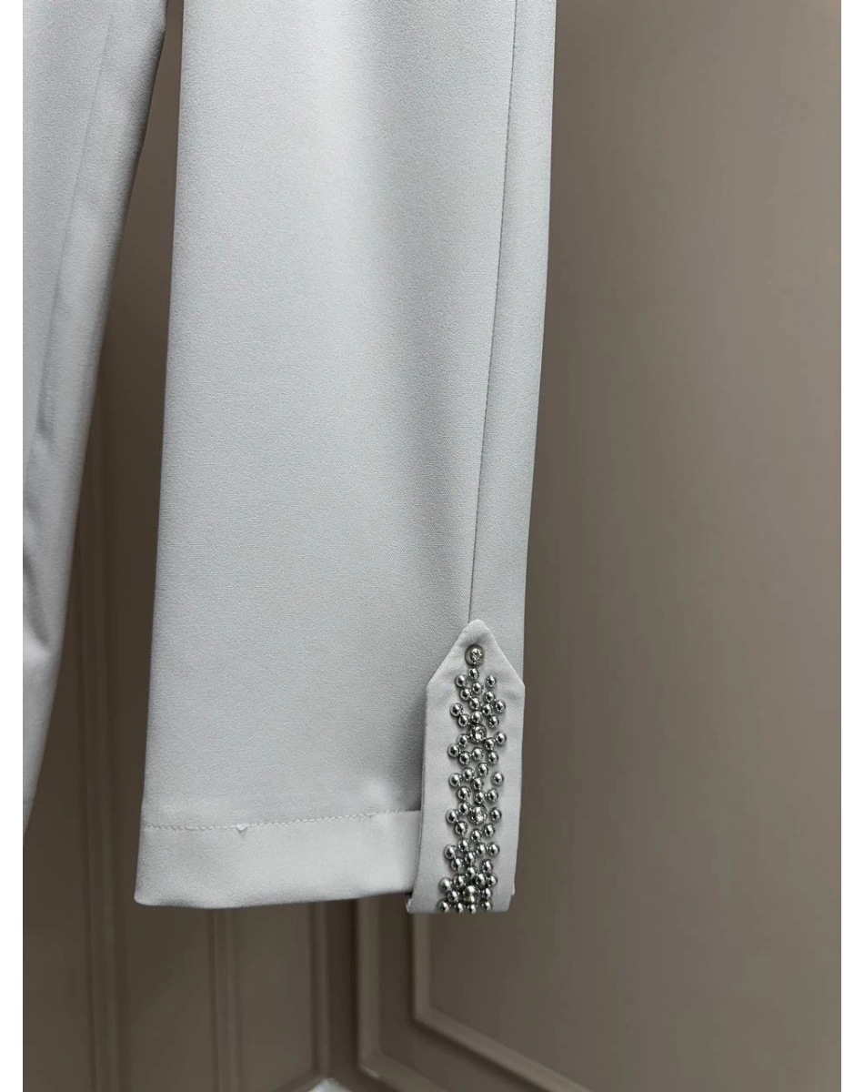 Yusuf Özdemir 25Y1456 Taş Paçası Taş Detaylı Pantolon