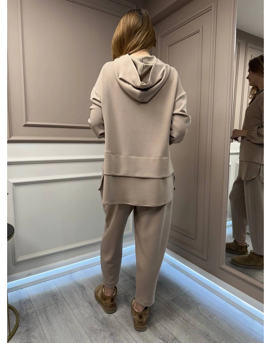 Yusuf Özdemir 25Y6002 Camel İpek Penye İkili Takım