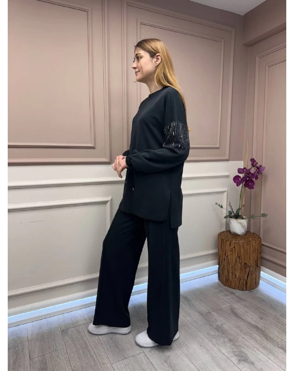 Yusuf Özdemir 25Y6005 Siyah İkili Takım