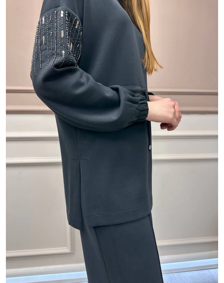 Yusuf Özdemir 25Y6005 Siyah İkili Takım