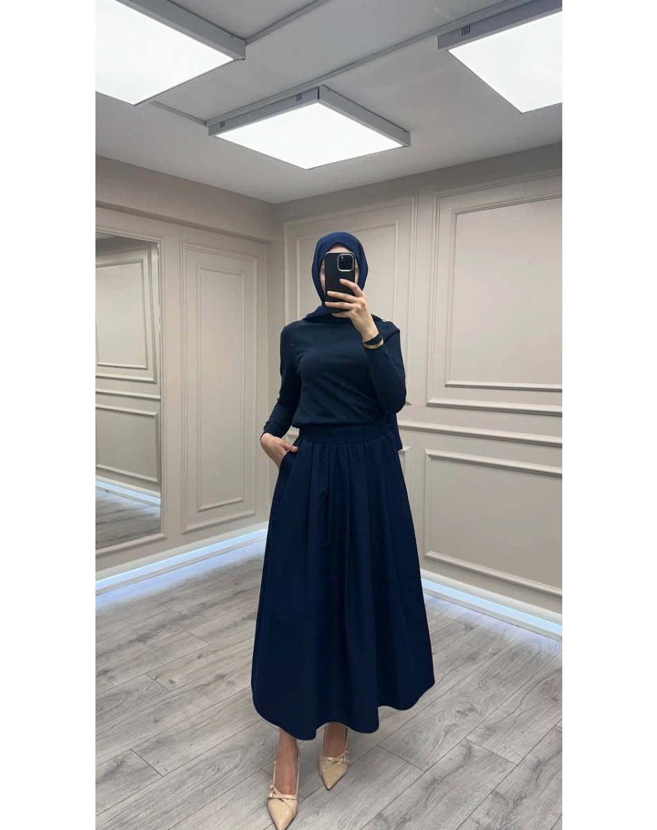 Yusuf Özdemir 26K1555 Lacivert Etek