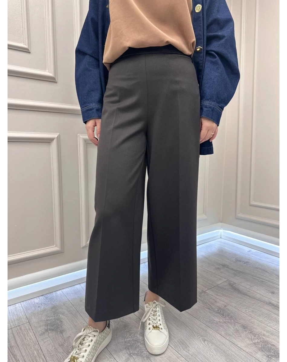 Yusuf Özdemir 26K1603 Kahve Bol Paça Pantolon