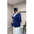 Ghisa 26KOBCKT3358 Lacivert Kemerli Ceket