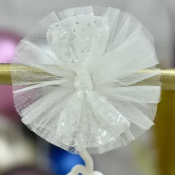 Kız Çocuk Beyaz Payetli Klips Toka