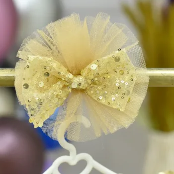 Kız Çocuk Gold Boncuklu Boncuklu Payetli Klips Toka