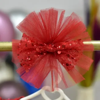 Kız Çocuk Kırmızı Boncuklu Boncuklu Payetli Klips Toka