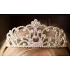 Taşlı Taç işlemeli Beyaz Taçlı Toka