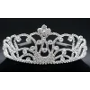 Taşlı Taç işlemeli Beyaz Taçlı Toka