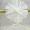 Kız Çocuk Krem Boncuklu Kabarık Elbise Abiye Gelinlik