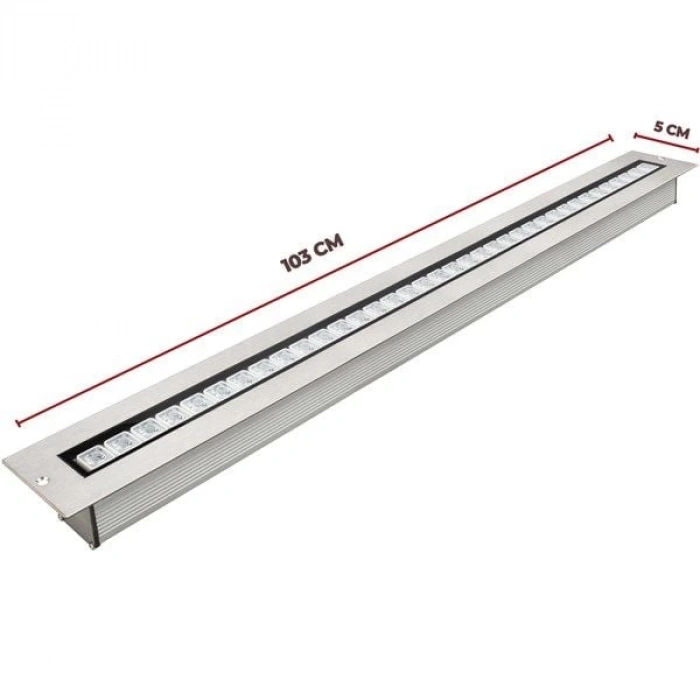 100 CM 36 Watt LED Wallwasher Sıva Altı