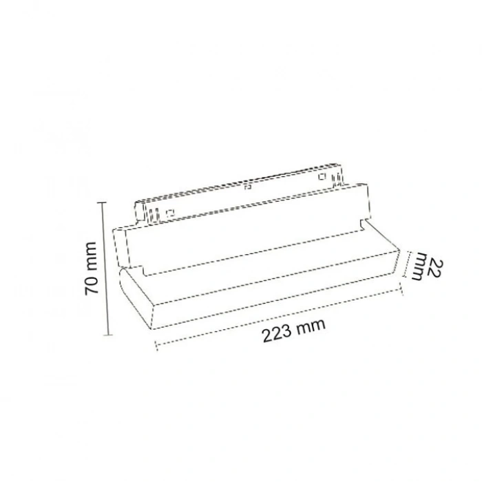 12W Hareketli Opak Difizörlü Magnet Armatür DİM