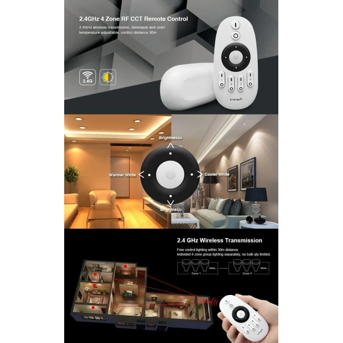 4 Kanal Touch Dokunmatik Led Dimmer 12-24V RF