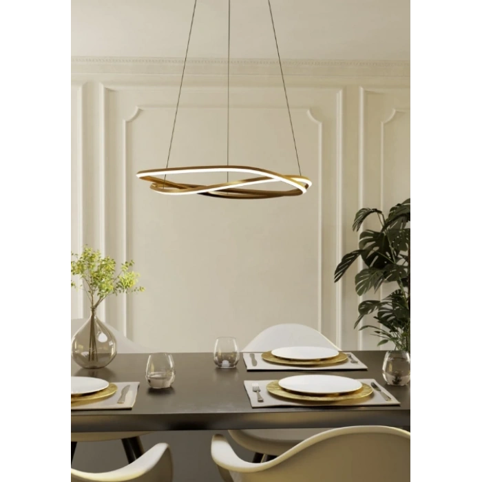 GUNTIN 180 Cm Yüksekliğinde Çelik Sarkıt Avize