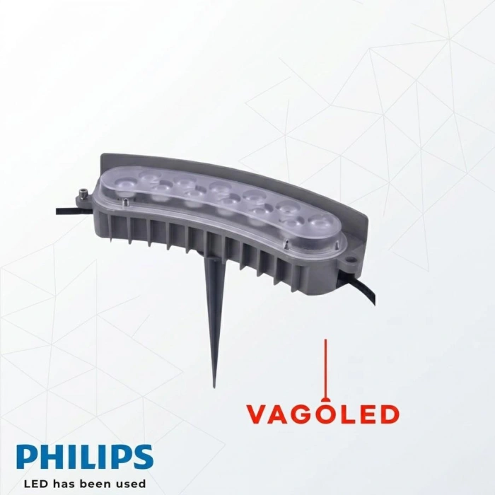 Palmiye & Sütun Tipi LED Halka Aydınlatma Armatürü – 12W IP Korumalı